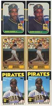 1986-1987 Donruss and Topps Barry Bonds Rookie Cards Collection (475)